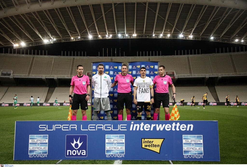 ΑΕΚ-Παναθηναϊκός: Μήνυμα για την European Super League - Tα μπλουζάκια των παικτών της Ένωσης