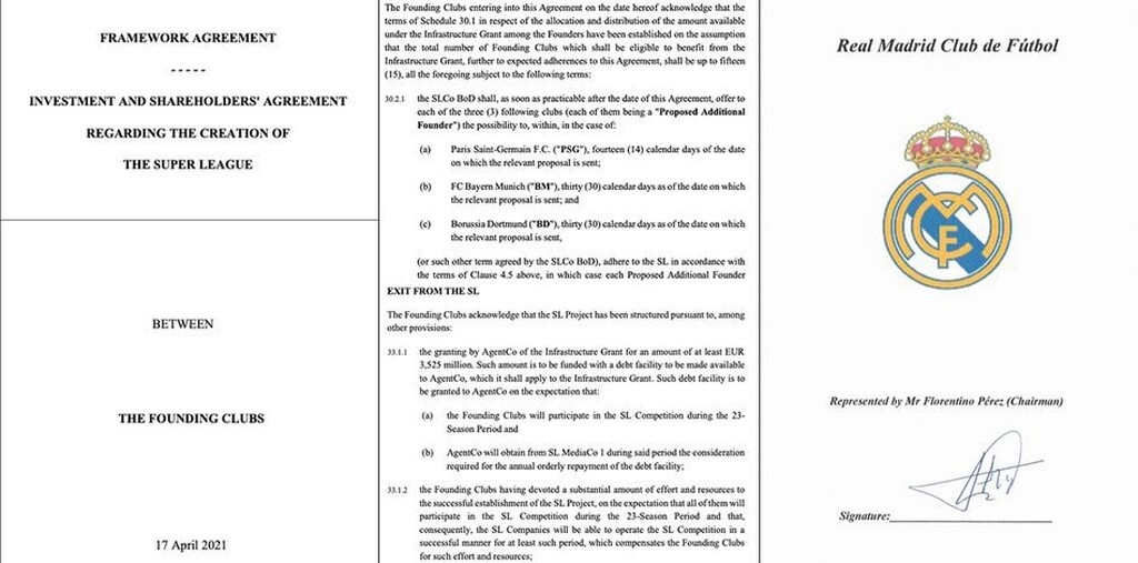 ESL: Τα 150 εκατ. ευρώ ρήτρα για όσους αποχωρήσουν και οι προνομιούχες Ρεάλ-Μπαρτσελόνα! (Photos)