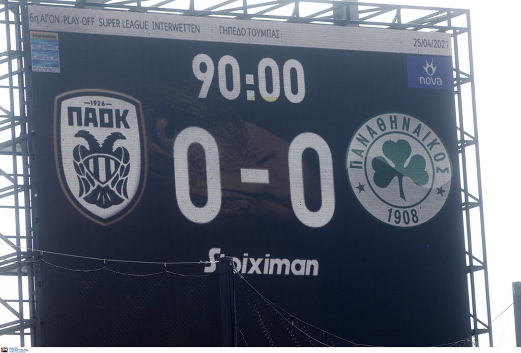 ΠΑΟΚ-Παναθηναϊκός 0-0: Τα highlights από τη μάχη της Τούμπας (video)