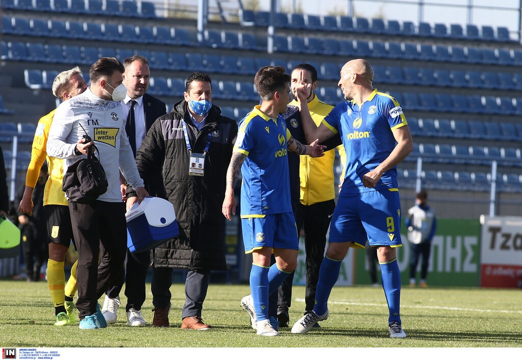 Αστέρας Τρίπολης - Άρης 1-1: Τον «φρέναρε» το αυτογκολ του Ροζ (videos+photos)