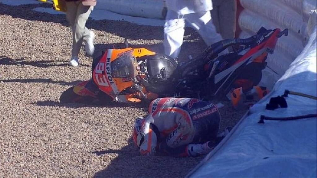 Moto GP: Νέο ατύχημα για Μαρκέθ - Τρομακτικές εικόνες (photos+video)