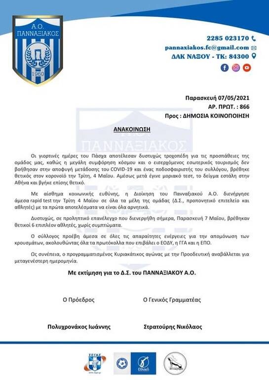 Γ’ Εθνική: Νέα αναβολή αγώνα λόγω κρουσμάτων