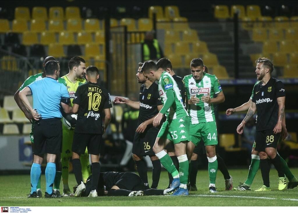 Άρης-Παναθηναϊκός: Απευθείας κόκκινη ο Πούγγουρας - Χτύπησε εκτός φάσης τον Μαντσίνι (video)