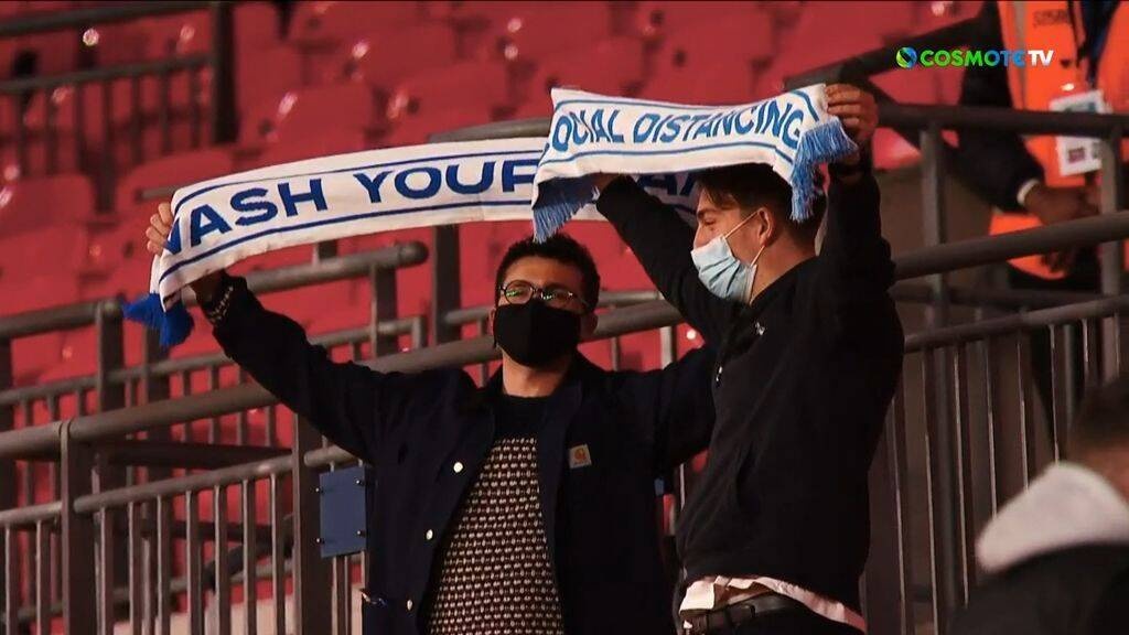 Κύπελλο Αγγλίας: Δίνουν ζωή στο Γουέμπλεϊ οι οπαδοί της Τσέλσι και της Λέστερ! (video+photos)