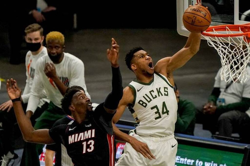 NBA: Μήνυμα σε Χιτ από Μπακς - Εντυπωσιακός Γιάννης (photos+video)