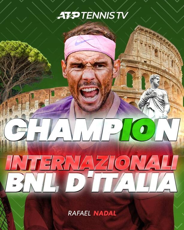 Ράφα Ναδάλ: Μετά την Βαρκελώνη το σήκωσε και στην Ρώμη - Εκθρόνισε τον Τζόκοβιτς