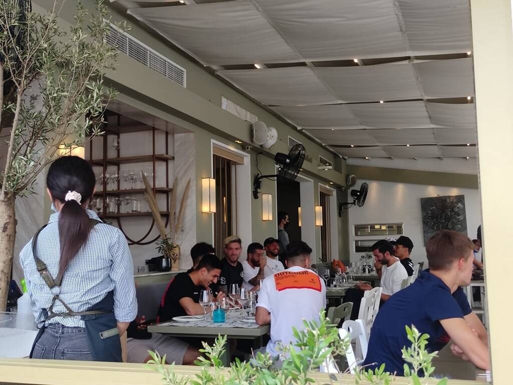 ΠΑΟΚ: Γεύμα πριν το τελικό με Ολυμπιακό - Έτσι εμφανίστηκε ο Πάμπλο Γκαρσία