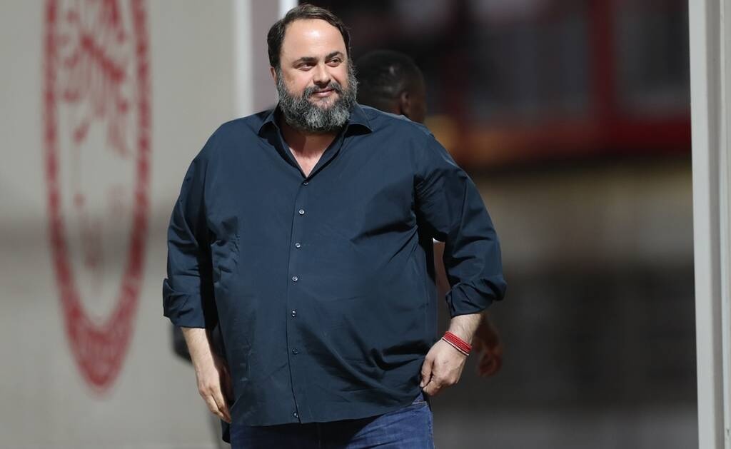 Ολυμπιακός: Στο Ρέντη ο Μαρινάκης - Το μήνυμά του στους παίκτες πριν τον τελικό
