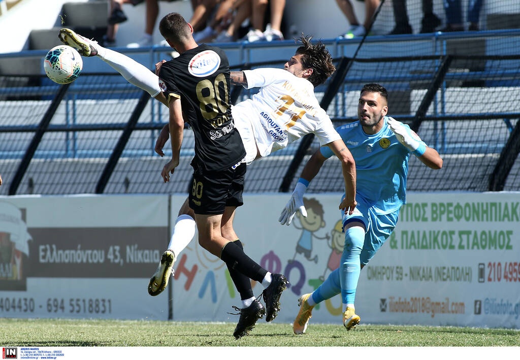 Χαμός στην Νίκαια: Ανατροπή από τον Ιωνικό και δυο αποβολές (videos+photos)