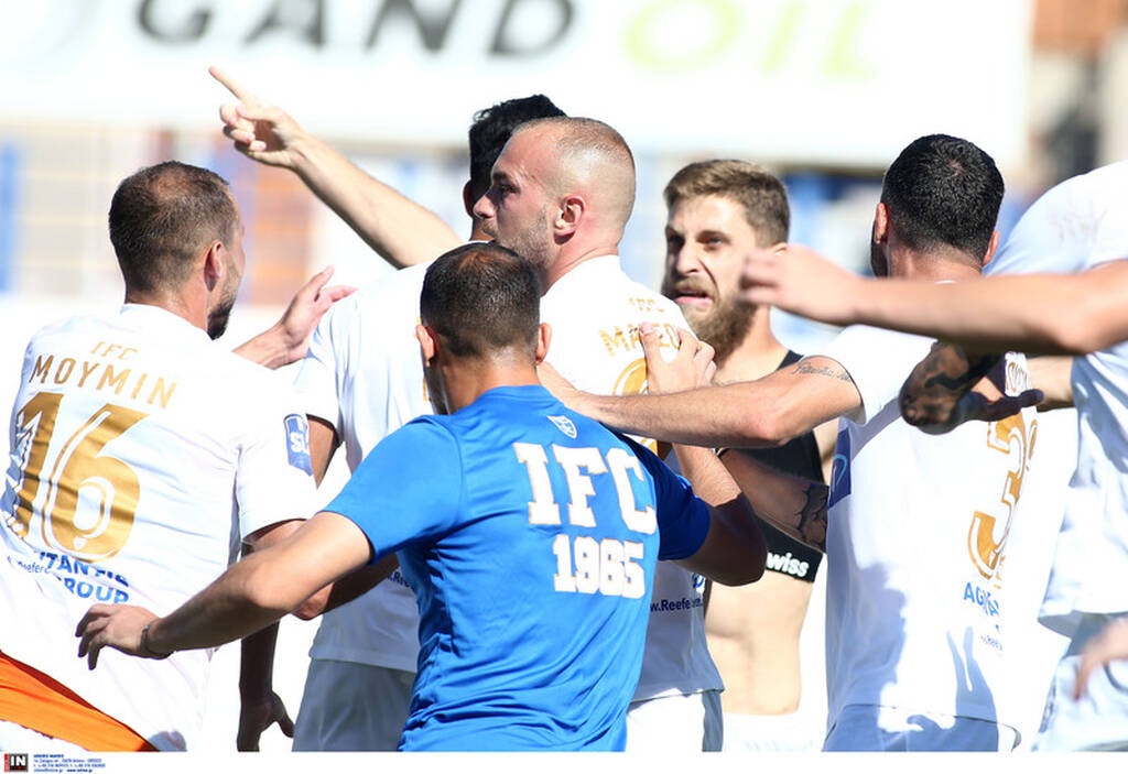 Χαμός στην Νίκαια: Ανατροπή από τον Ιωνικό και δυο αποβολές (videos+photos)