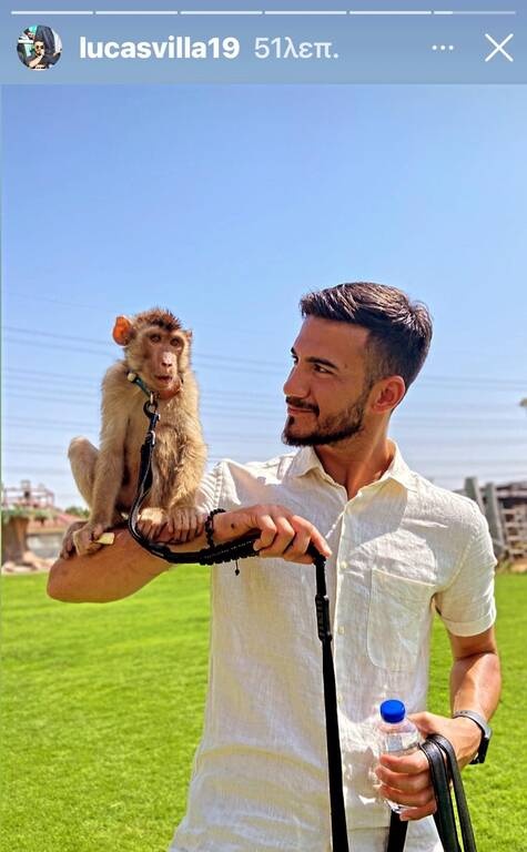 Σε ιδιωτικό ζωολογικό κήπο στο Ντουμπάι ο Βιγιαφάνιες! (Photos)