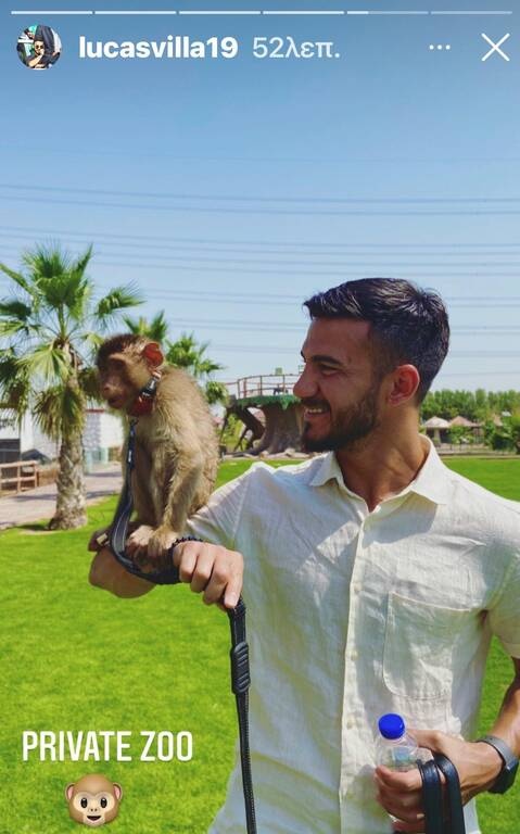 Σε ιδιωτικό ζωολογικό κήπο στο Ντουμπάι ο Βιγιαφάνιες! (Photos)