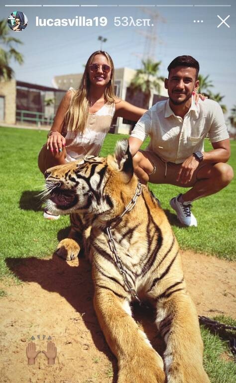 Σε ιδιωτικό ζωολογικό κήπο στο Ντουμπάι ο Βιγιαφάνιες! (Photos)