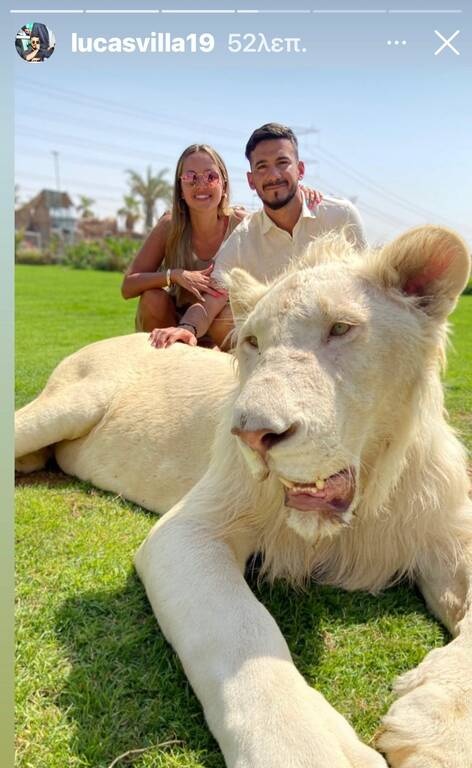 Σε ιδιωτικό ζωολογικό κήπο στο Ντουμπάι ο Βιγιαφάνιες! (Photos)