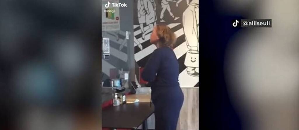 Απίστευτο: Της ζήτησαν να βάλει μάσκα και αυτή... τους έφτυσε (photos+video)