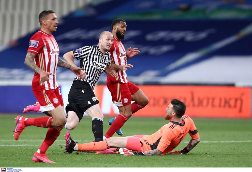 Ολυμπιακός-ΠΑΟΚ: Τρίτη και φαρμακερή ο Κρμέντσικ και γκολ τίτλου! (video+photos)