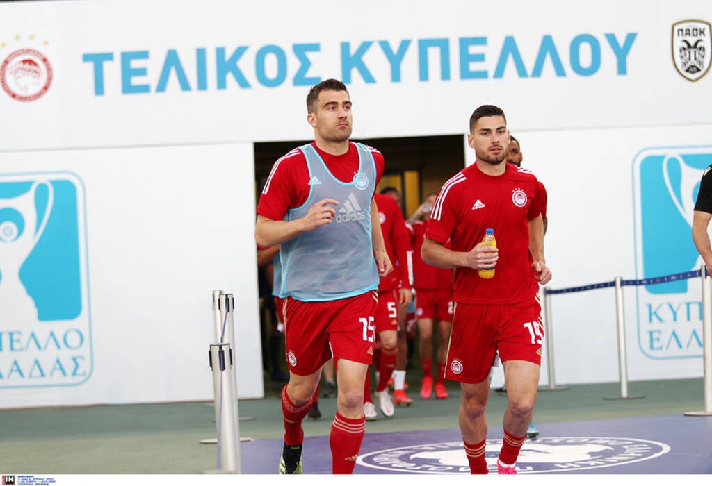 Τελικός Κυπέλλου: Η προθέρμανση των μονομάχων στο Ολυμπιακός-ΠΑΟΚ και η κούπα! (photos)