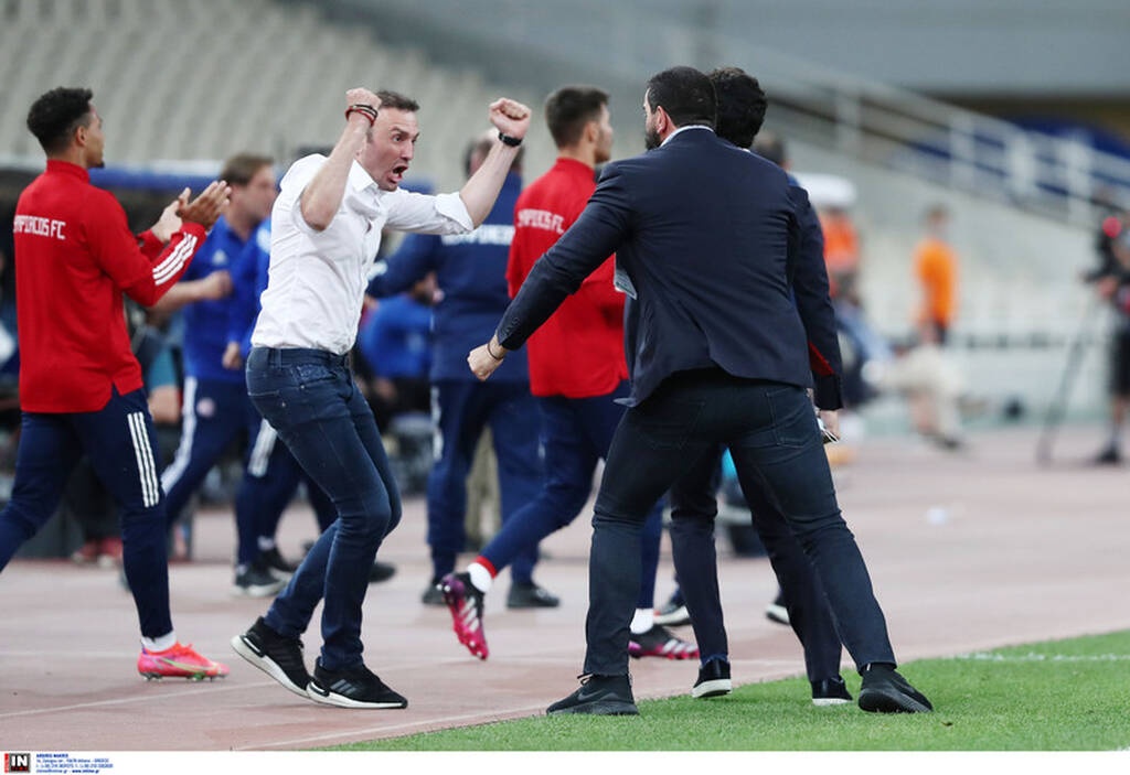 Ολυμπιακός-ΠΑΟΚ: Κόρνερ ο Φορτούνης, γκολάρα του Εμβιλά για το 1-1! (video+photos)