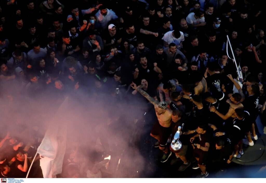 ΠΑΟΚ: «Κάηκε» η Θεσσαλονίκη για τους Κυπελλούχους - Ξέφρενο πάρτι μέχρι το πρωί (photos+videos)