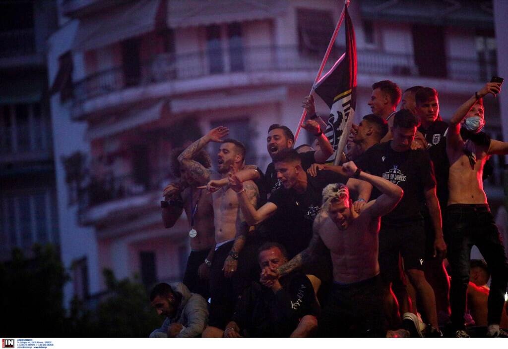ΠΑΟΚ: «Κάηκε» η Θεσσαλονίκη για τους Κυπελλούχους - Ξέφρενο πάρτι μέχρι το πρωί (photos+videos)