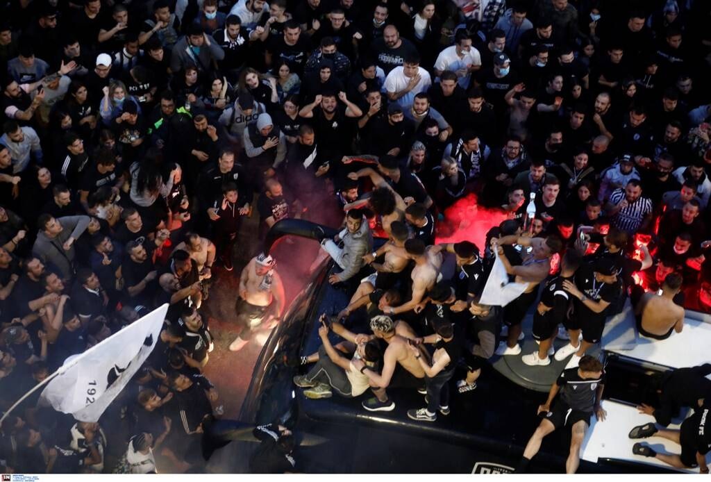 ΠΑΟΚ: «Κάηκε» η Θεσσαλονίκη για τους Κυπελλούχους - Ξέφρενο πάρτι μέχρι το πρωί (photos+videos)