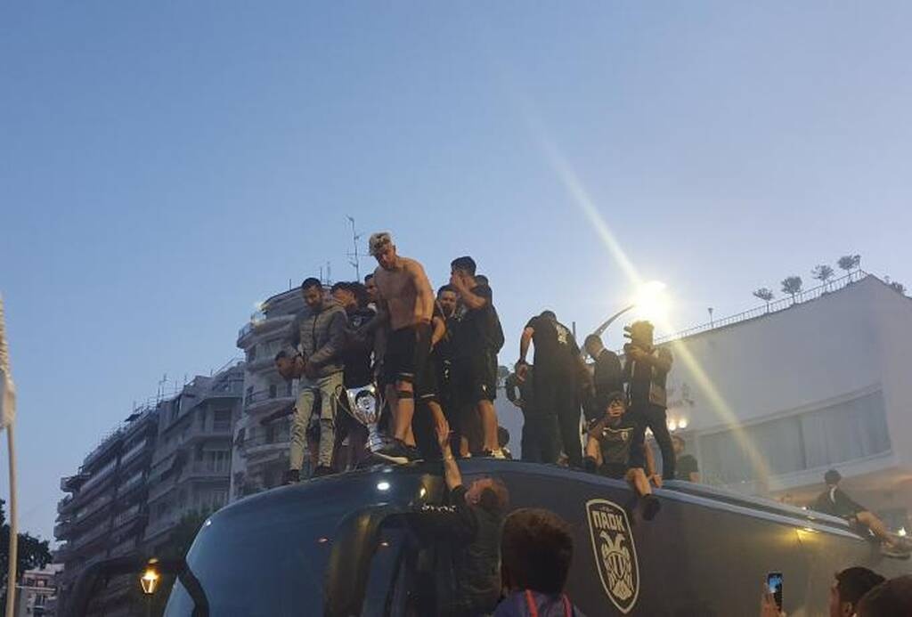 ΠΑΟΚ: Οι πανηγυρισμοί του Κυπέλλου μέσα από το PAOK TV (video+photos)