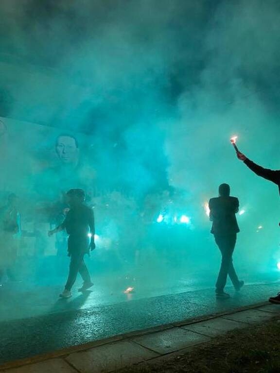 Παναθηναϊκός: Η πρόσοψη της Λεωφόρου για την επέτειο του Γουέμπλεϊ (photos)
