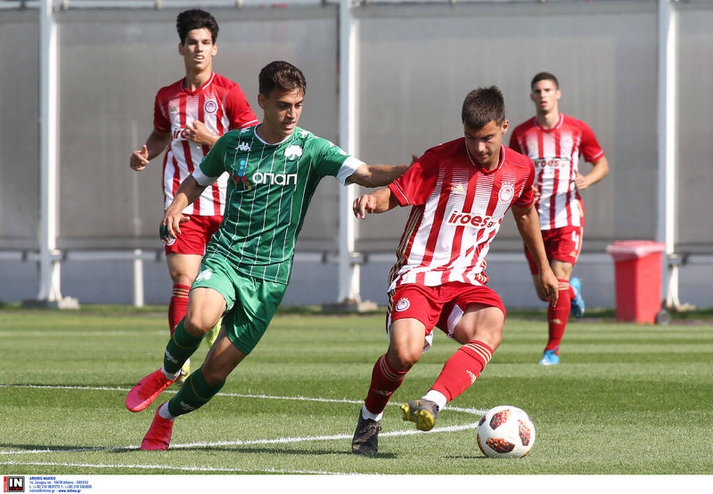 Ολυμπιακός-Παναθηναϊκός 2-0: Τα highlights της ερυθρόλευκης νίκης στο ντέρμπι Κ19 (video+photos)