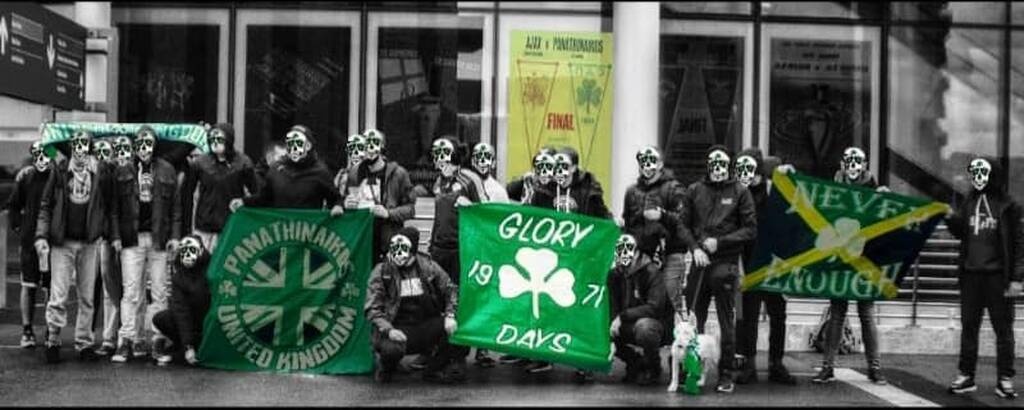 Παναθηναϊκός: Η Θύρα 13 «έβαψε» πράσινο το Γουέμπλεϊ (photos)