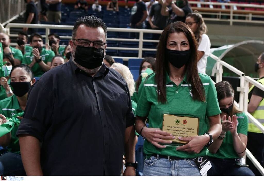 Παναθηναϊκός ΟΠΑΠ-Λαύριο: Τίμησε τις «πράσινες» θριαμβεύτριες η ΚΑΕ (photos)