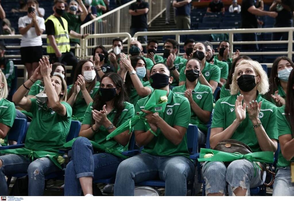 Παναθηναϊκός ΟΠΑΠ-Λαύριο: Τίμησε τις «πράσινες» θριαμβεύτριες η ΚΑΕ (photos)