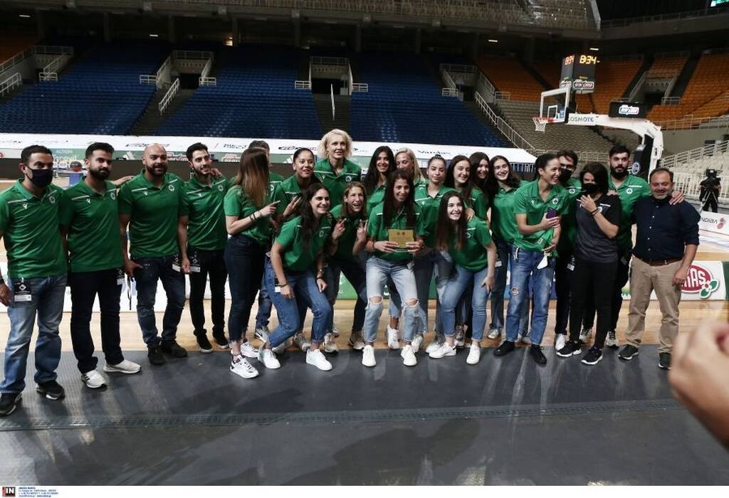 Παναθηναϊκός ΟΠΑΠ-Λαύριο: Τίμησε τις «πράσινες» θριαμβεύτριες η ΚΑΕ (photos)