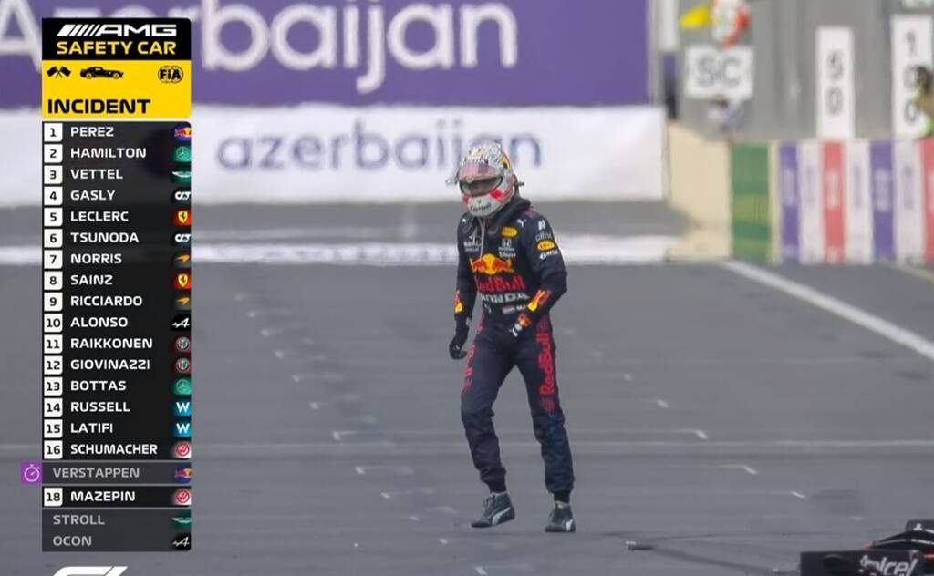 Formula 1: Αδιανόητα πράγματα στο Grand Prix του Μπακού - Έσκασε το ελαστικό του Φερστάπεν