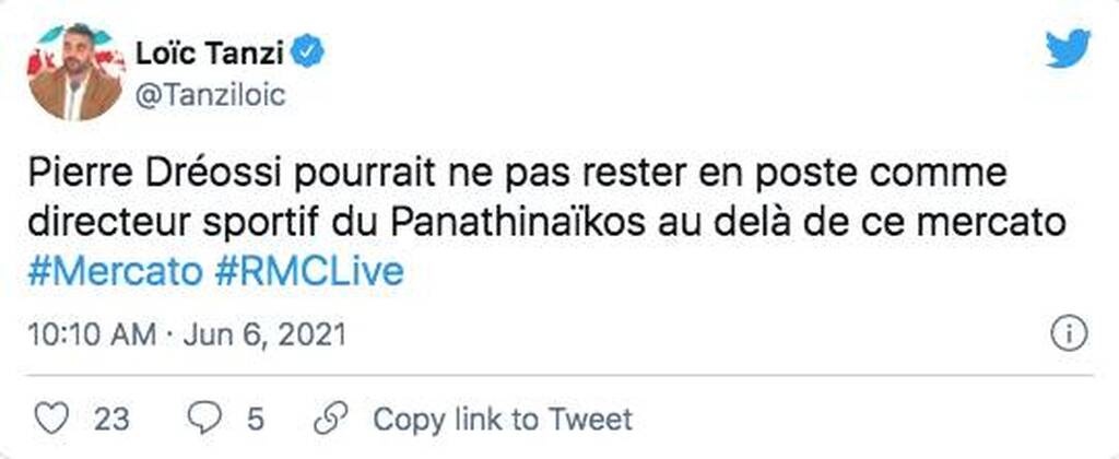 Παναθηναϊκός: «Φεύγει ο Ντρεοσί» γράφουν οι Γάλλοι (photos)