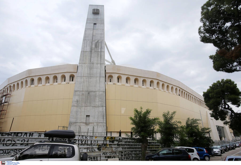 ΑΕΚ: Έτοιμη η είσοδος της «Αγια-Σοφιάς ΟPAP Arena» από την οδό Καππαδοκίας (photos)