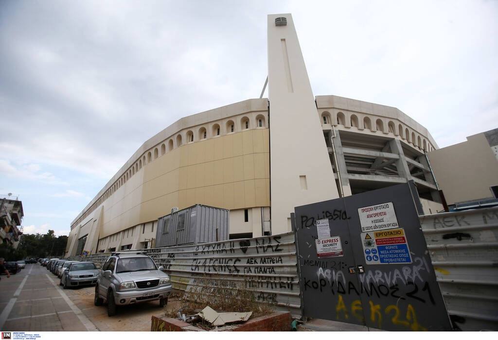 ΑΕΚ: Έτοιμη η είσοδος της «Αγια-Σοφιάς ΟPAP Arena» από την οδό Καππαδοκίας (photos)