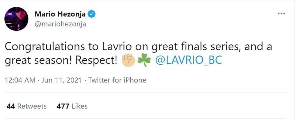 Χεζόνια: «40 αφιερωμένα στον κ. Παύλο»! (Photos)