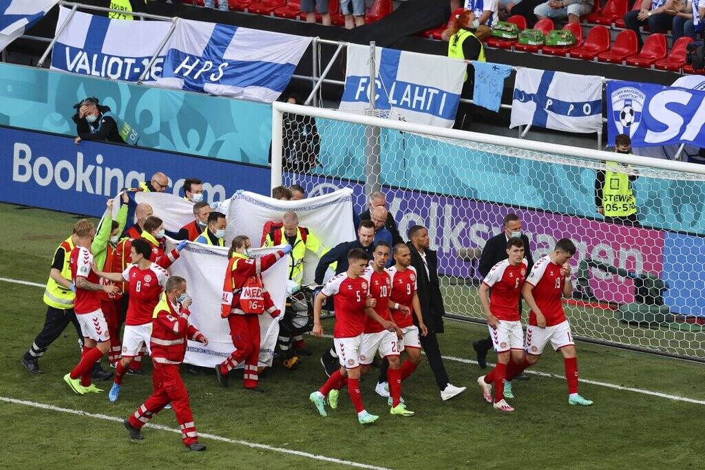 Euro 2020: Η σοκαριστική στιγμή της κατάρρευσης του Έρικσεν (video+photos)