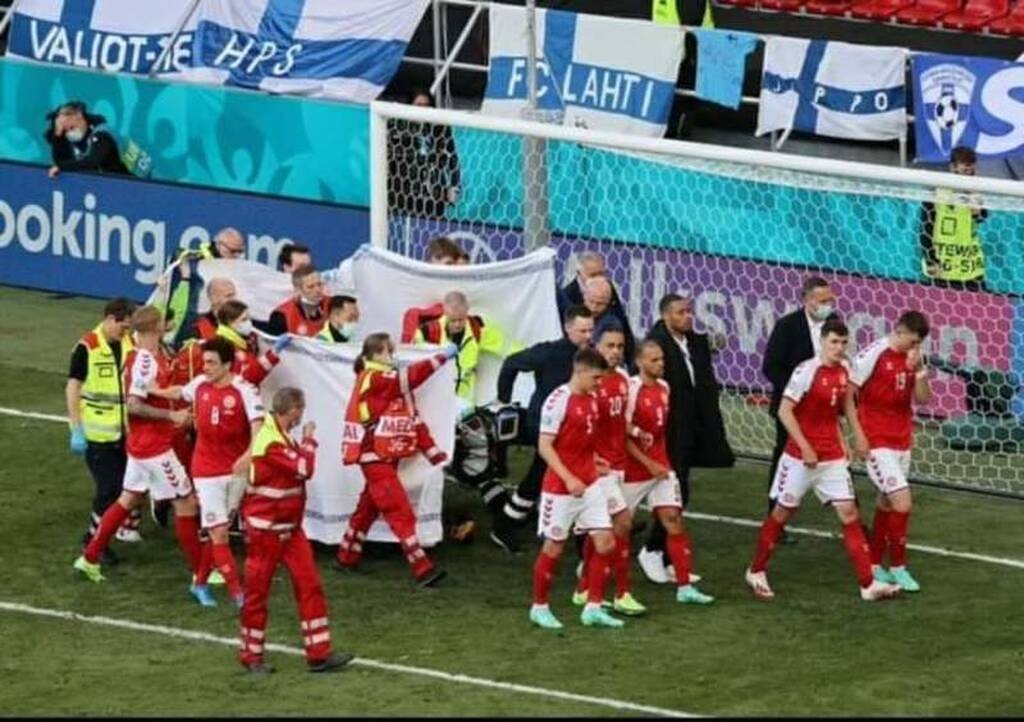 Euro 2020: Αγγλία-Κροατία – Με φανέλες Έρικσεν οι οπαδοί, θαυμασμός για Κιάερ (video+photos)