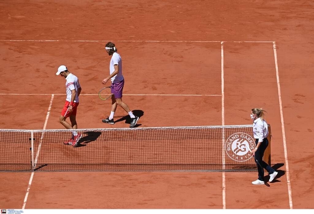 Ο τελικός σε εικόνες - Η μάχη Τσιτσιπά-Τζόκοβιτς