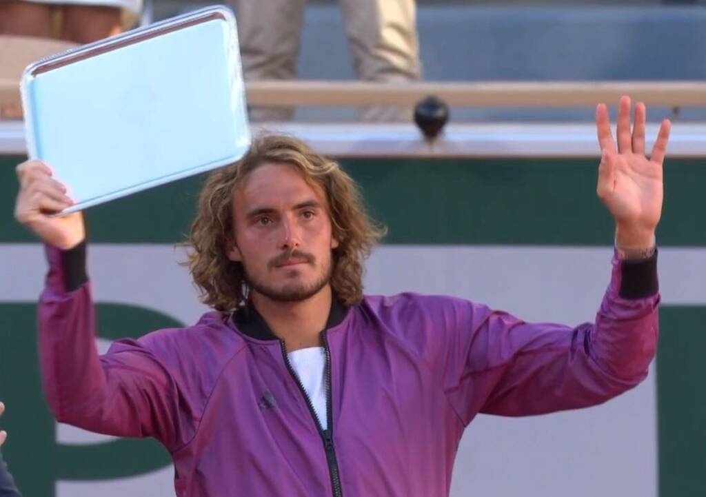 Ο τελικός σε εικόνες - Η μάχη Τσιτσιπά-Τζόκοβιτς