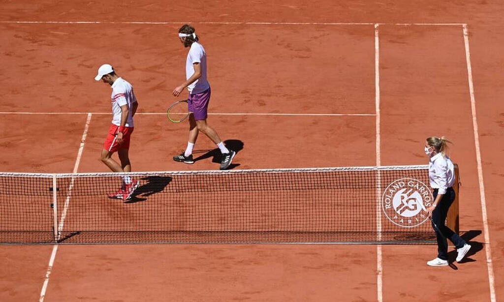 Ο τελικός σε εικόνες - Η μάχη Τσιτσιπά-Τζόκοβιτς