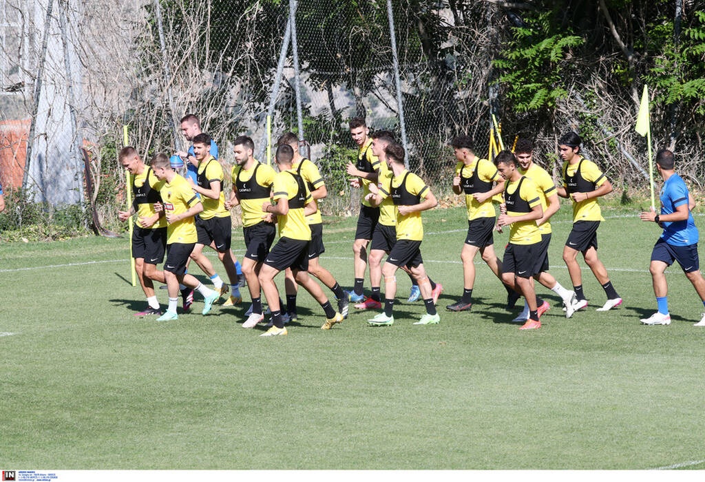 ΑΕΚ: Τρέξιμο και παιχνίδια με μπάλα (photos+video)