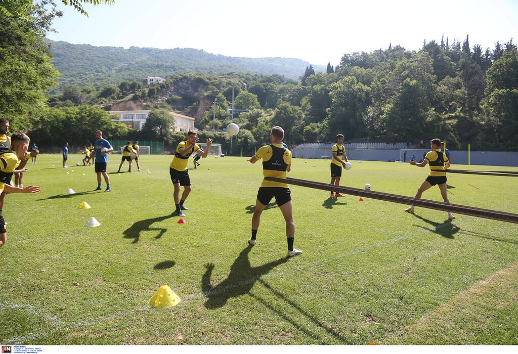 ΑΕΚ: Τρέξιμο και παιχνίδια με μπάλα (photos+video)
