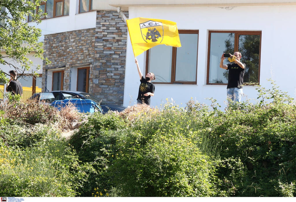 ΑΕΚ: Τρέξιμο και παιχνίδια με μπάλα (photos+video)