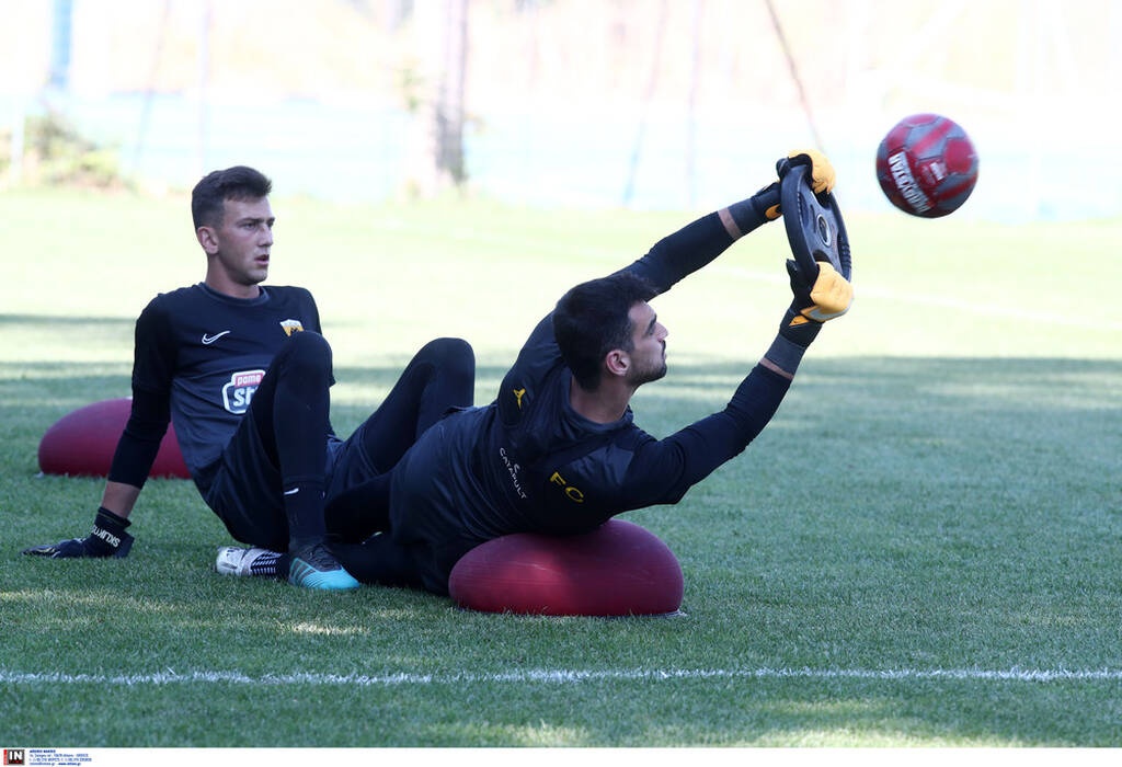 ΑΕΚ: Τρέξιμο και παιχνίδια με μπάλα (photos+video)