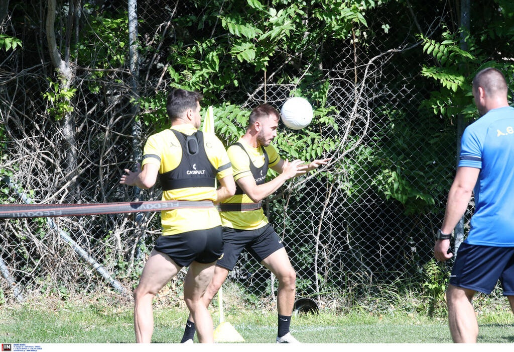 ΑΕΚ: Τρέξιμο και παιχνίδια με μπάλα (photos+video)