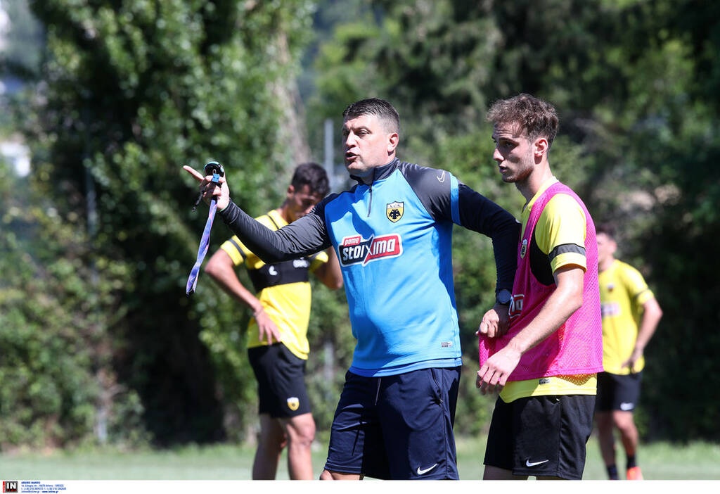 ΑΕΚ: Τρέξιμο και παιχνίδια με μπάλα (photos+video)