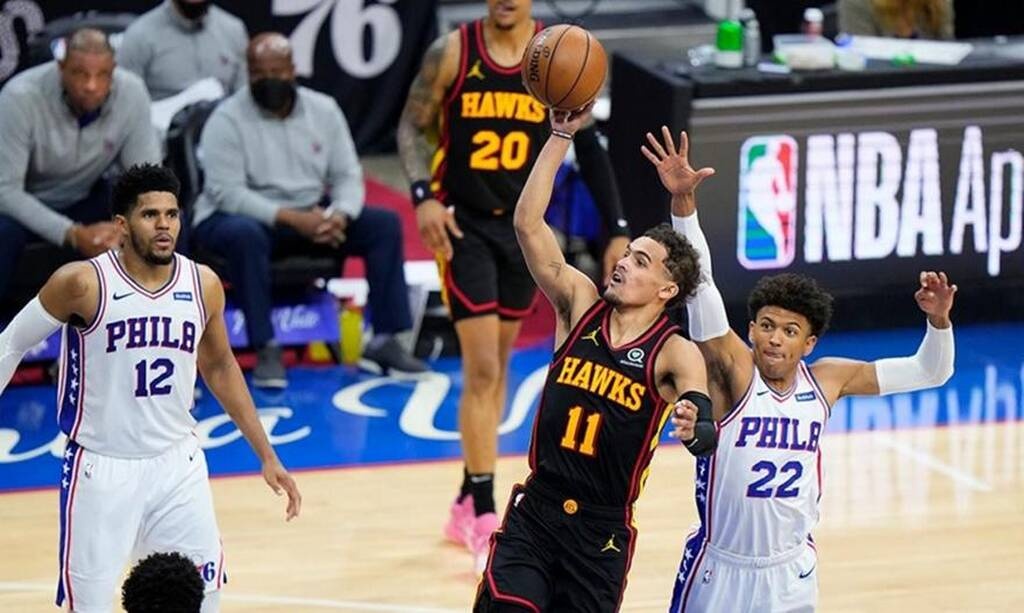 NBA: Απίθανοι Χοκς απέναντι στους Σίξερς (photos+video)