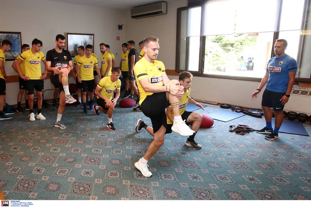 ΑΕΚ: Δουλειά στο γυμναστήριο (photos+video)